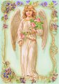 Victorian Angel Card