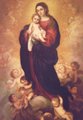 Madonna and Child in Glory by Murillo (1618-1682)