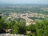 A view from top of the Krizevac at Medjugorje