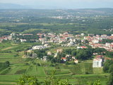 View from path to Krizevac to Medjugorje