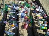 Left bottles down at the Krizevac Hill