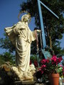 Our Lady statue at the Blue Cross