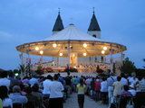 Holy Mass behind the St. James Church