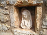 Statue of Our Lady, Castle House in Medjugorje