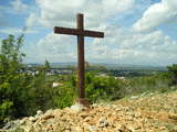 The Cross where the first call to peace were given by Our Lady