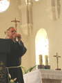 Fr. Jozo Zovko with the cross