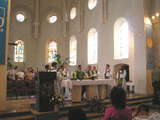 Holy mass in the Siroki Brijeg, about 35 km from Medjugorje