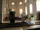 The Altar inside Siroki Brijeg Church