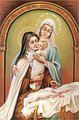 St. Therese with the Apparition of Mother and Child